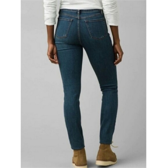 PrAna Sienna Stretchy Jeans in True Blue Organic Cotton Women's Size 8/29 - Picture 2 of 12